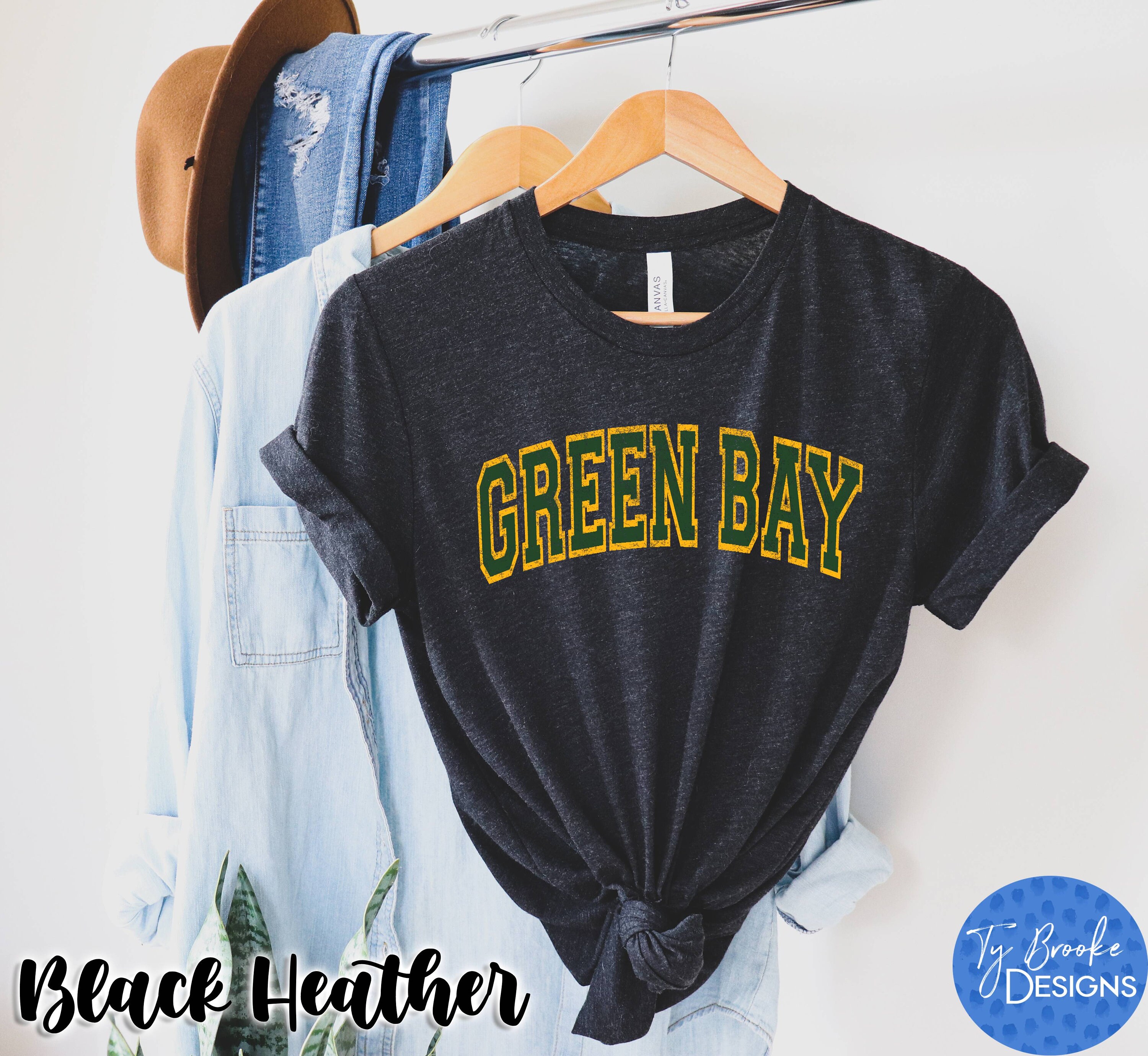 Discover Vintage Green Bay Shirt, Green Bay Packers Fan Crewneck Shirt