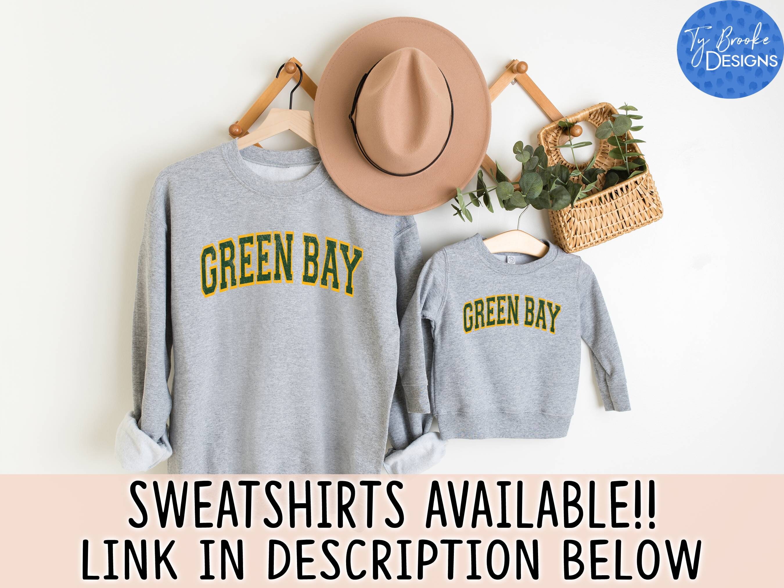 Discover Vintage Green Bay Shirt, Green Bay Packers Fan Crewneck Shirt