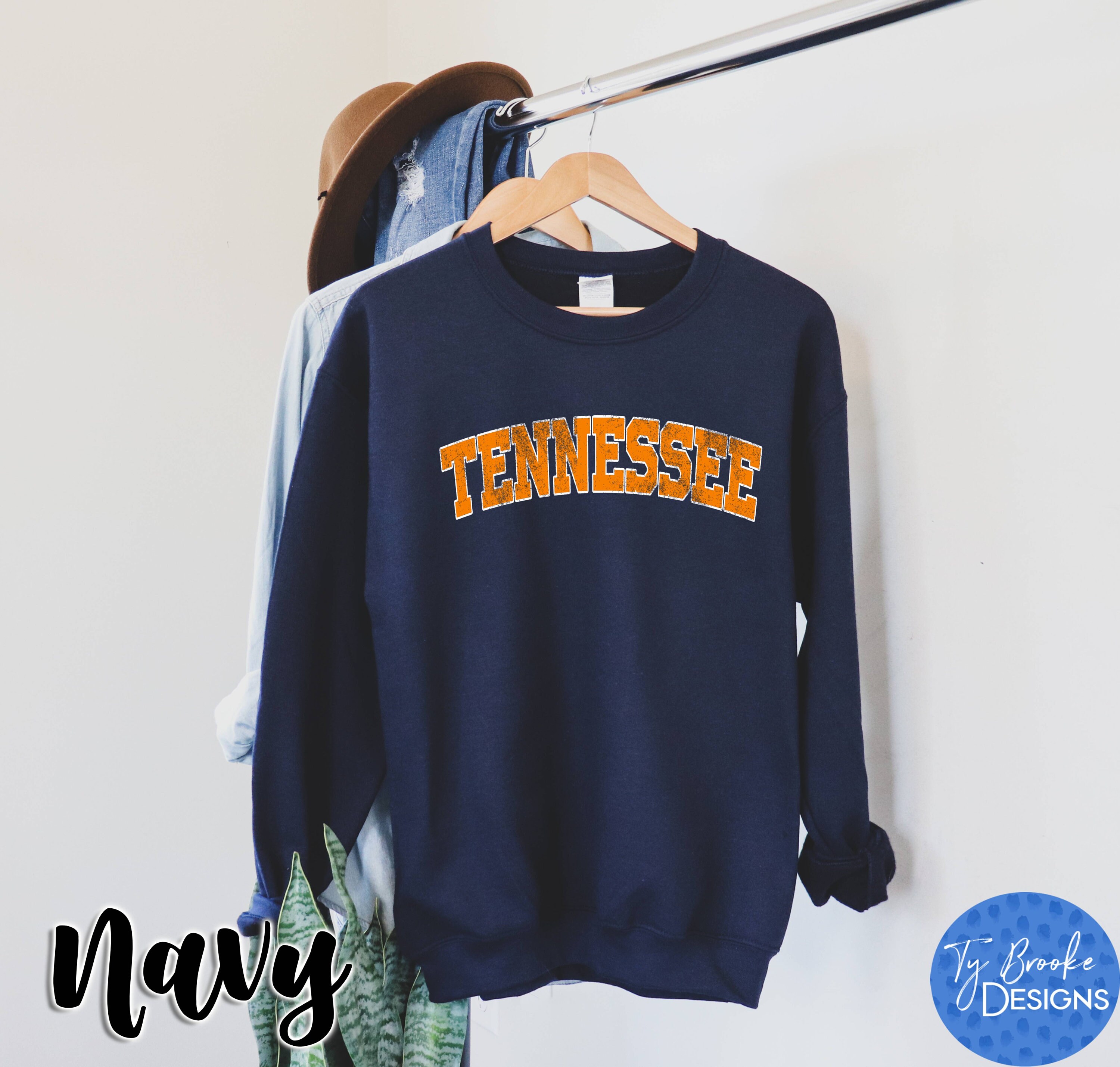Tennessee Sweatshirt Tennessee Crew neck Sweatshirt Etsy