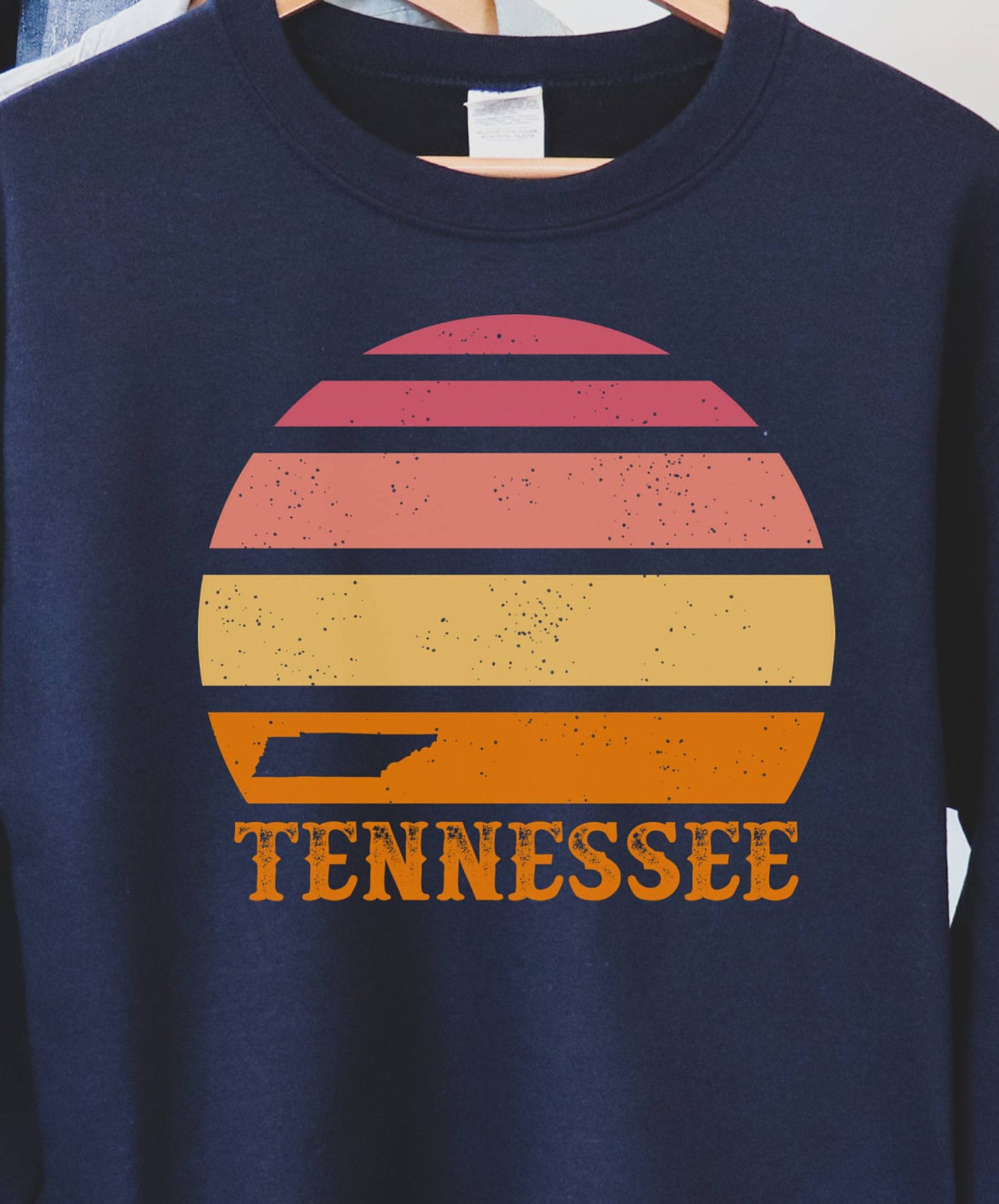 Tennessee Sweatshirt Vintage Tennessee Crewneck Women's Etsy