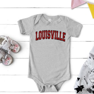 Buy Louisville Cardinals Shorts Romper 18-24 M Upcycled Baby Online in  India 