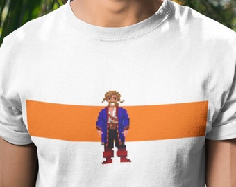 Guybrush - Monkey Island -  Unisex Organic T-shirt - Black or White