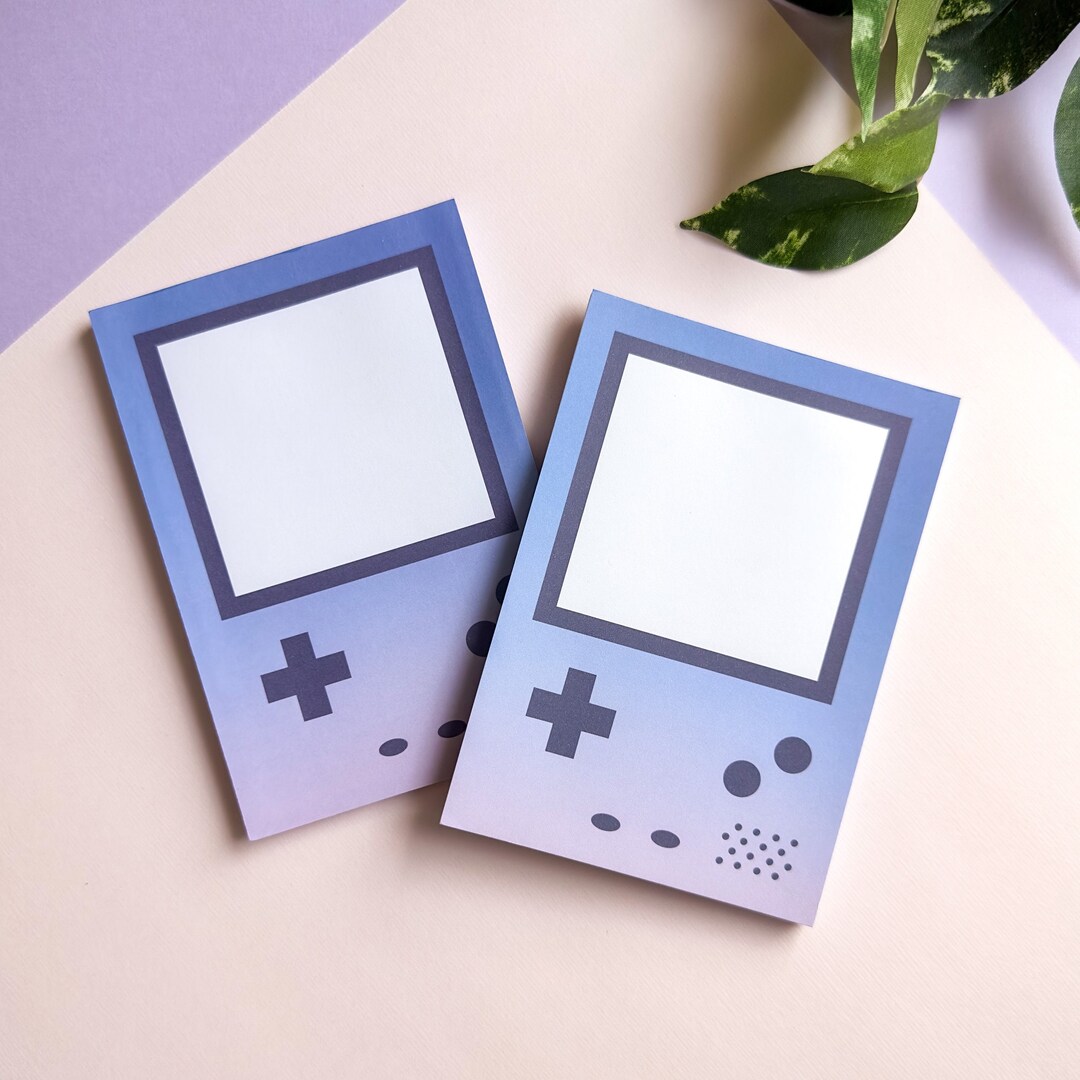 Nintendo Gameboy Notepad Gameboy Notepad - Etsy