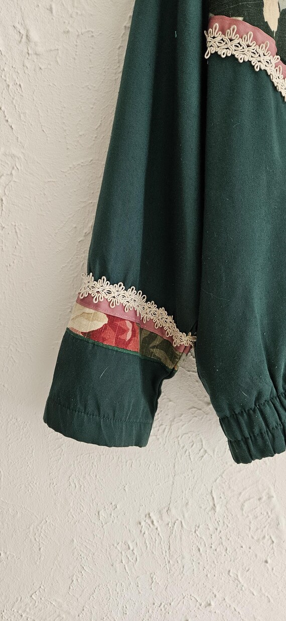 Vintage Patchwork Colour Block Windbreaker - image 3