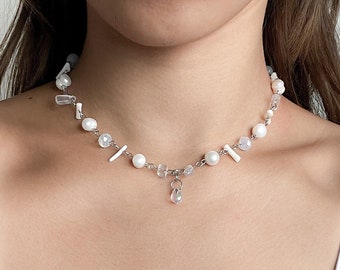 corallite pearl necklace