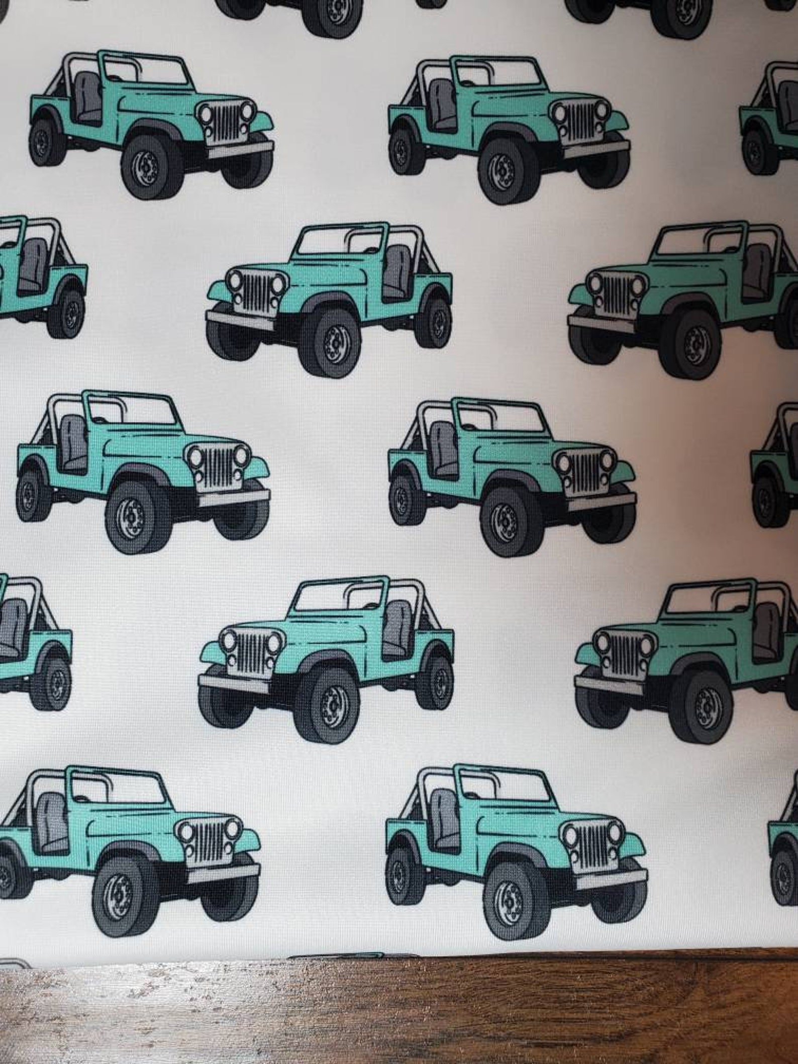 Aqua jeep twisted headband Etsy