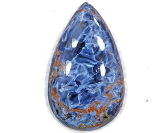 Finest Quality Blue- Grey Pietersite Gemstone- 20*33 MM Pear Cut Eagle&#39;s Eye- 24.50 Ct Pietersite- Healing Crystal- Quartz- Ornamental Stone