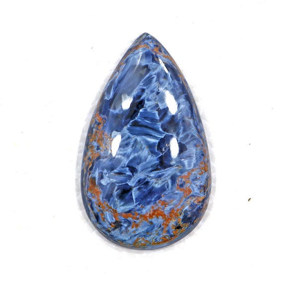 Finest Quality Blue Grey Pietersite Gemstone 2033 MM Pear Cut