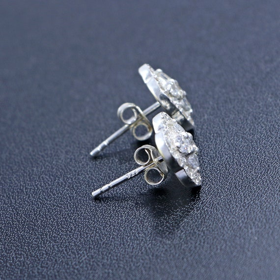 Orecchini A Perno In Argento Sterling 4 Mm Con Zirconia Cubica, Confezione Regalo, Argento Sterling, Zirconia Cubica - Foto 2