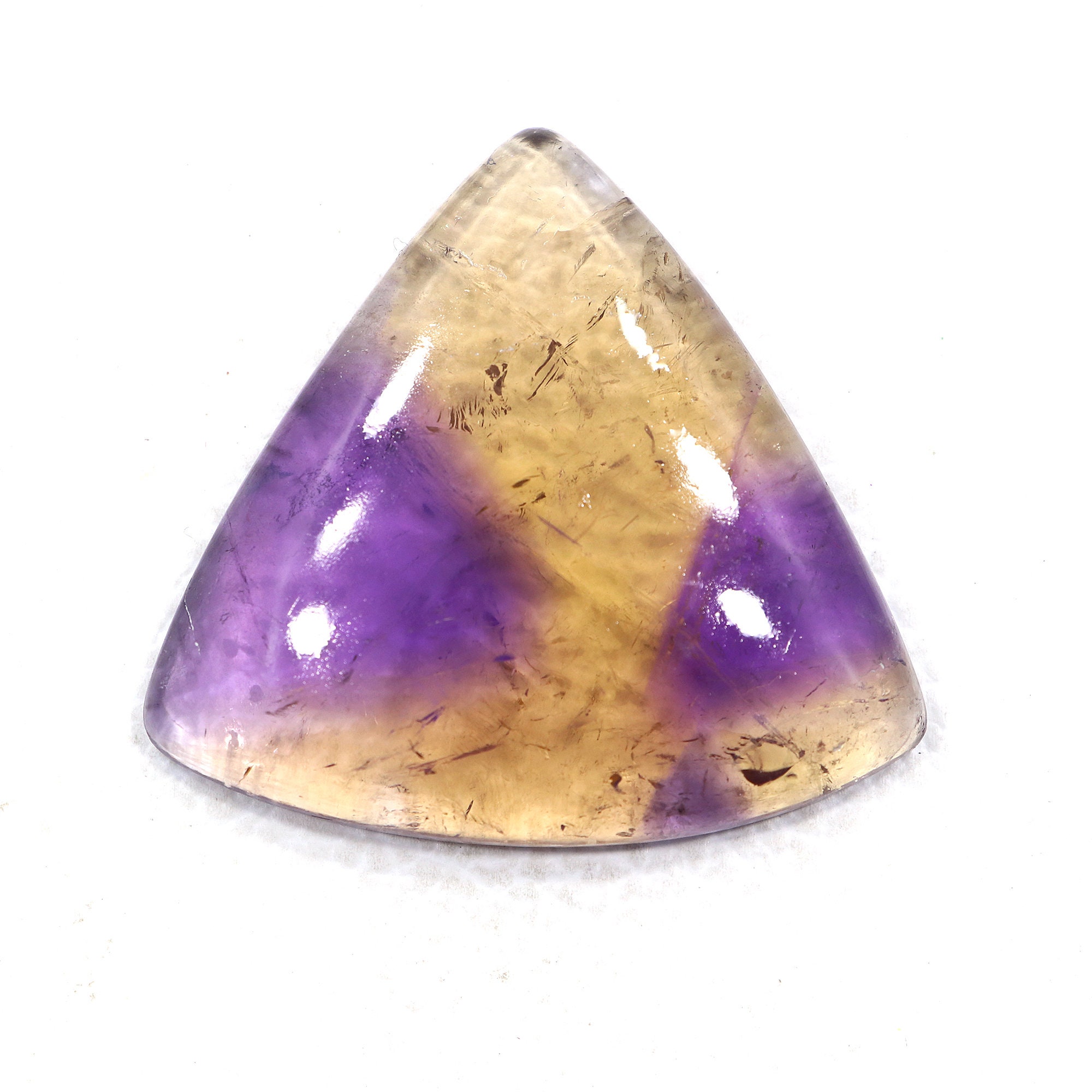 Collar De Amatista Boliviana Natural – Cuentas Ovaladas De Primera Calidad, 3 Líneas, 541.00 Ct