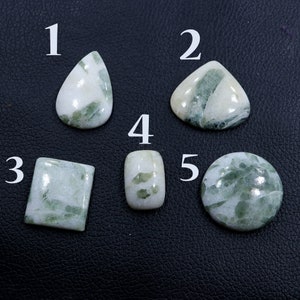 AAA+++ Green Tourmaline Gemstone- Green Tourmaline Loose Gemstone- Green Tourmaline Flat Back Cabochon- Green Tourmaline For Jewelry Making