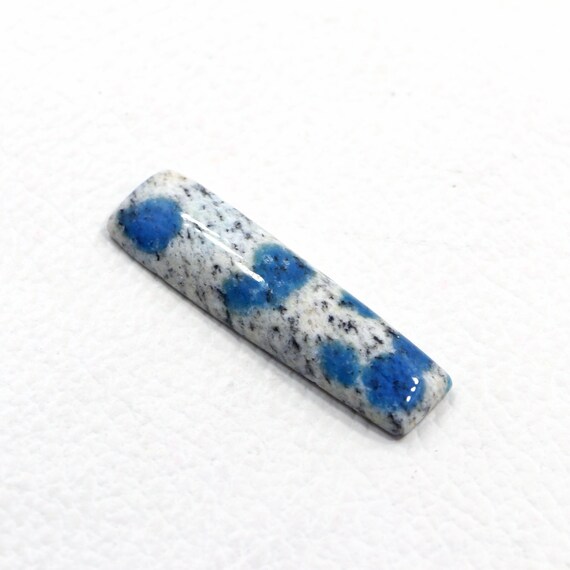 K2 Jasper Cabochon: Raindrop Azurite Gemstone for Jewelry Making