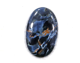 Beautiful Pietersite Gemstone- 19*30 MM Oval Pietersite- 20.55 Ct Stormy Look Eagle Eye Gemstone-Flat Back Cabochon- Healing Crystal- Quartz