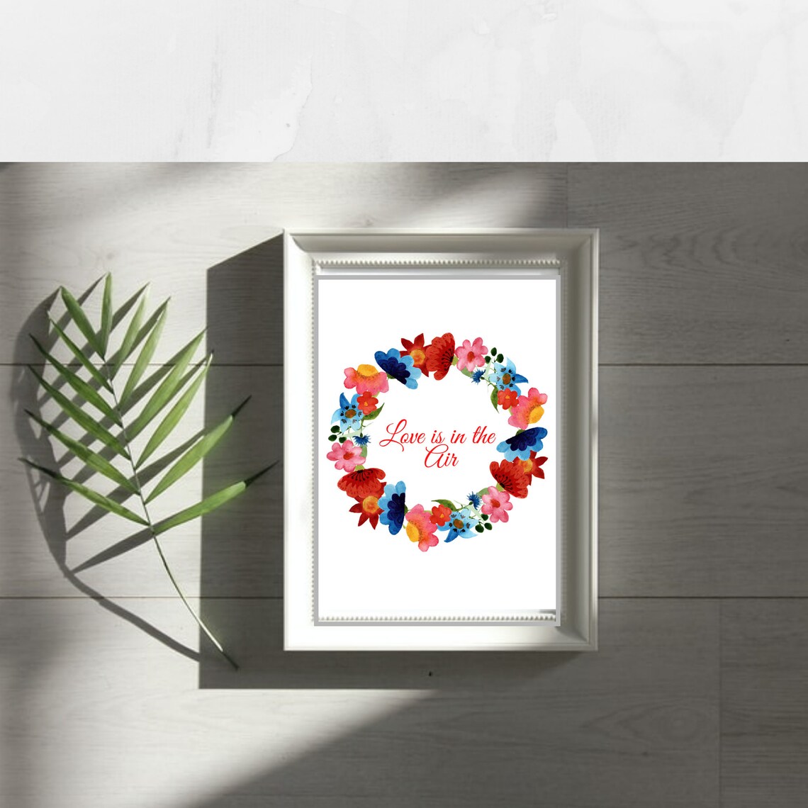 Love is in the Air Wall Art Printable Motivational Daily Etsy