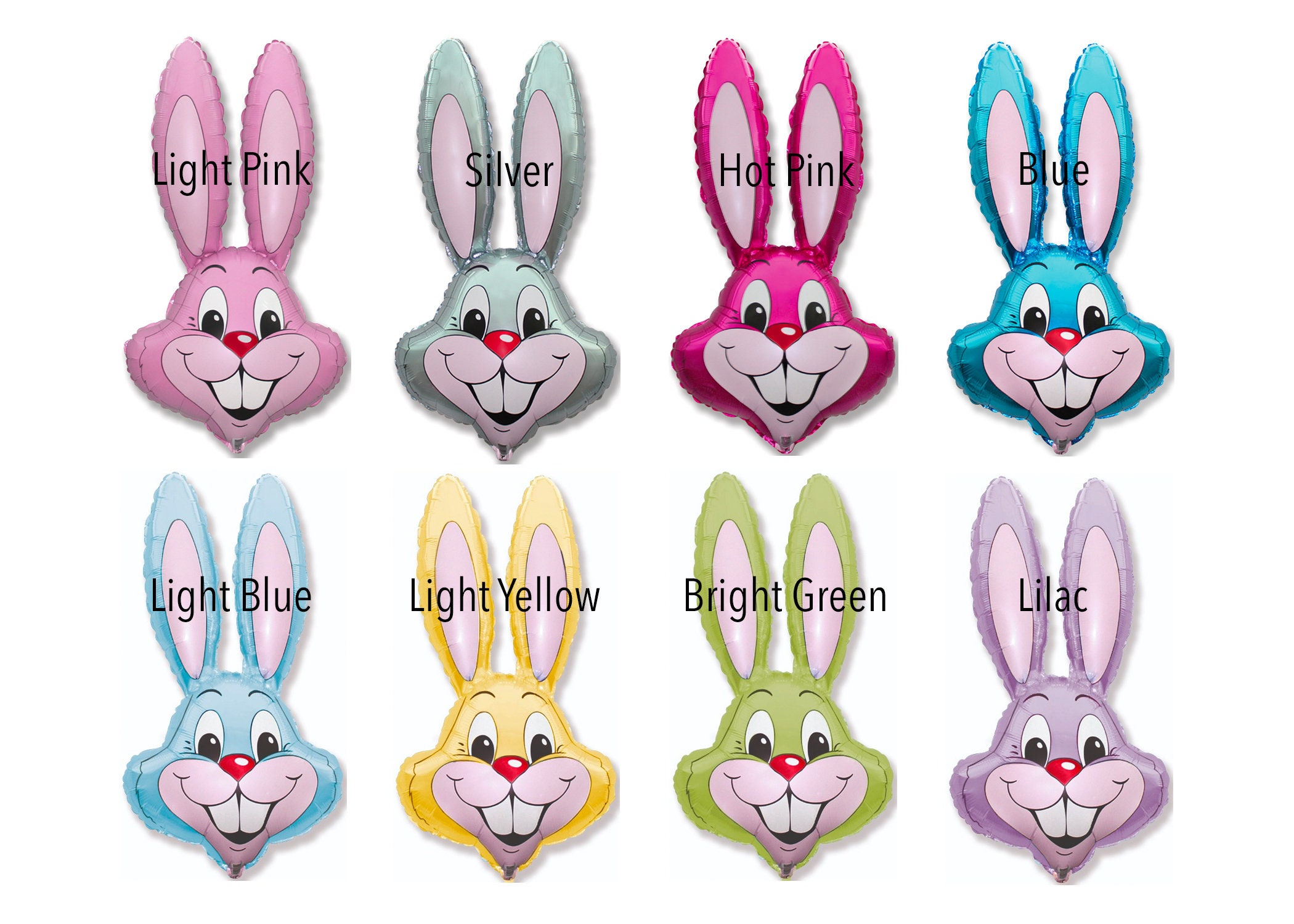 Do It Yourself Bunny Rabbit Balloon BOX Kit Easter Gift Basket for Kids