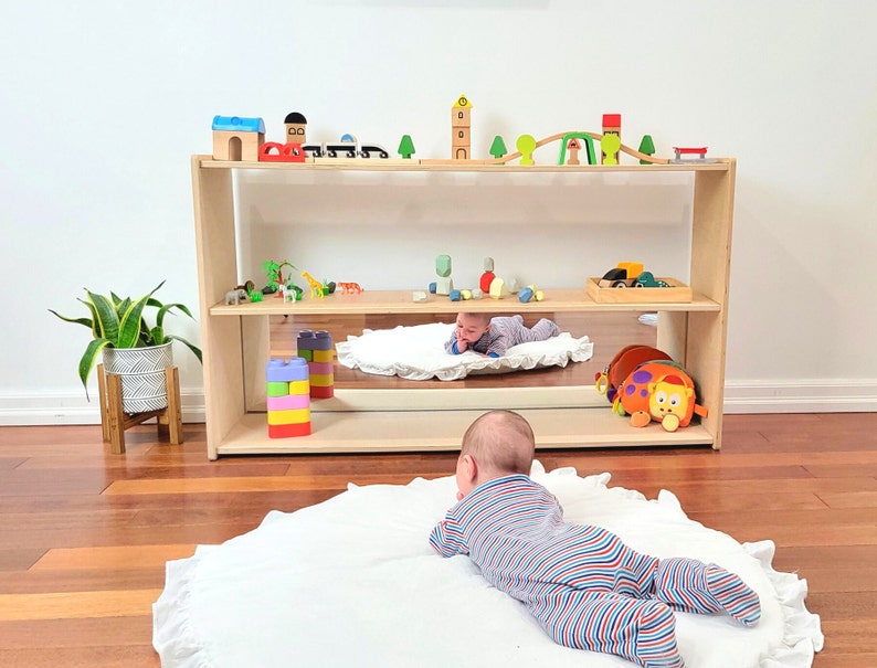 Montessori Shelf Montessori Bookshelf Toy Shelf Infant Etsy