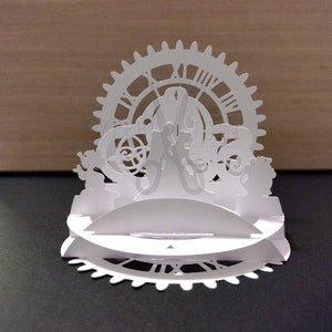 Sjabloon - Prinses Assepoester Medium Gear/ 3D Pop Up/ Bol/ PDF/PNG/SVG