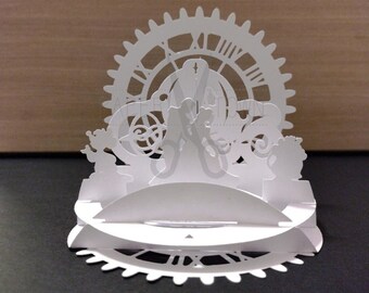 Template - Princess Cinderella Medium Gear/ 3D Pop Up/ Sphere/ PDF/PNG/SVG