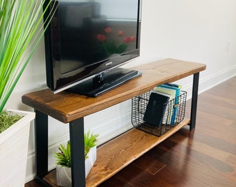 Rustic Farmhouse TV Stand Media Console - Handcrafted Entertainment Center