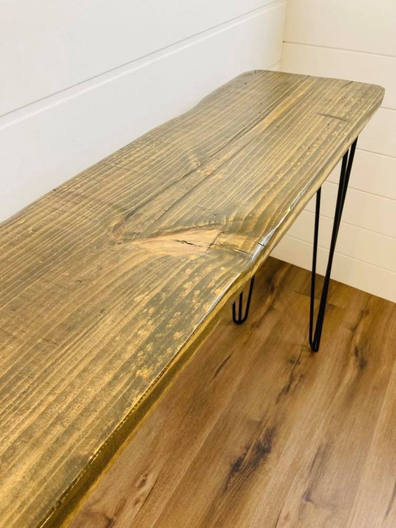 Entryway Table Console With Hairpin Legs Entryway Table Etsy