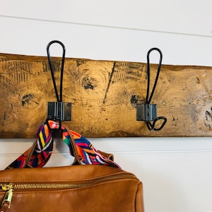 Rustic Farmhouse Coat Rack Distressed Wood, Entryway Organizer ...