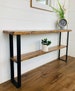 Entryway Table Console with distressed wood, Entryway table, Entryway console table farmhouse, entryway decor, entryway table 