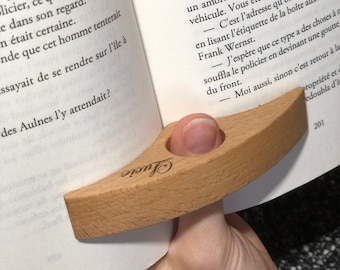 Bague de lecture personnalisée en bois