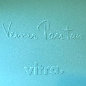original Vitra Panton Junior turquoise children's chair image 3