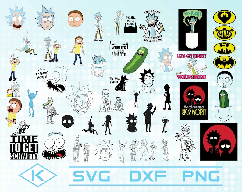 Free Free 309 Silhouette Rick And Morty Svg SVG PNG EPS DXF File