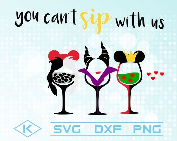Free Free 269 Disney Villain Wine Glass Svg SVG PNG EPS DXF File