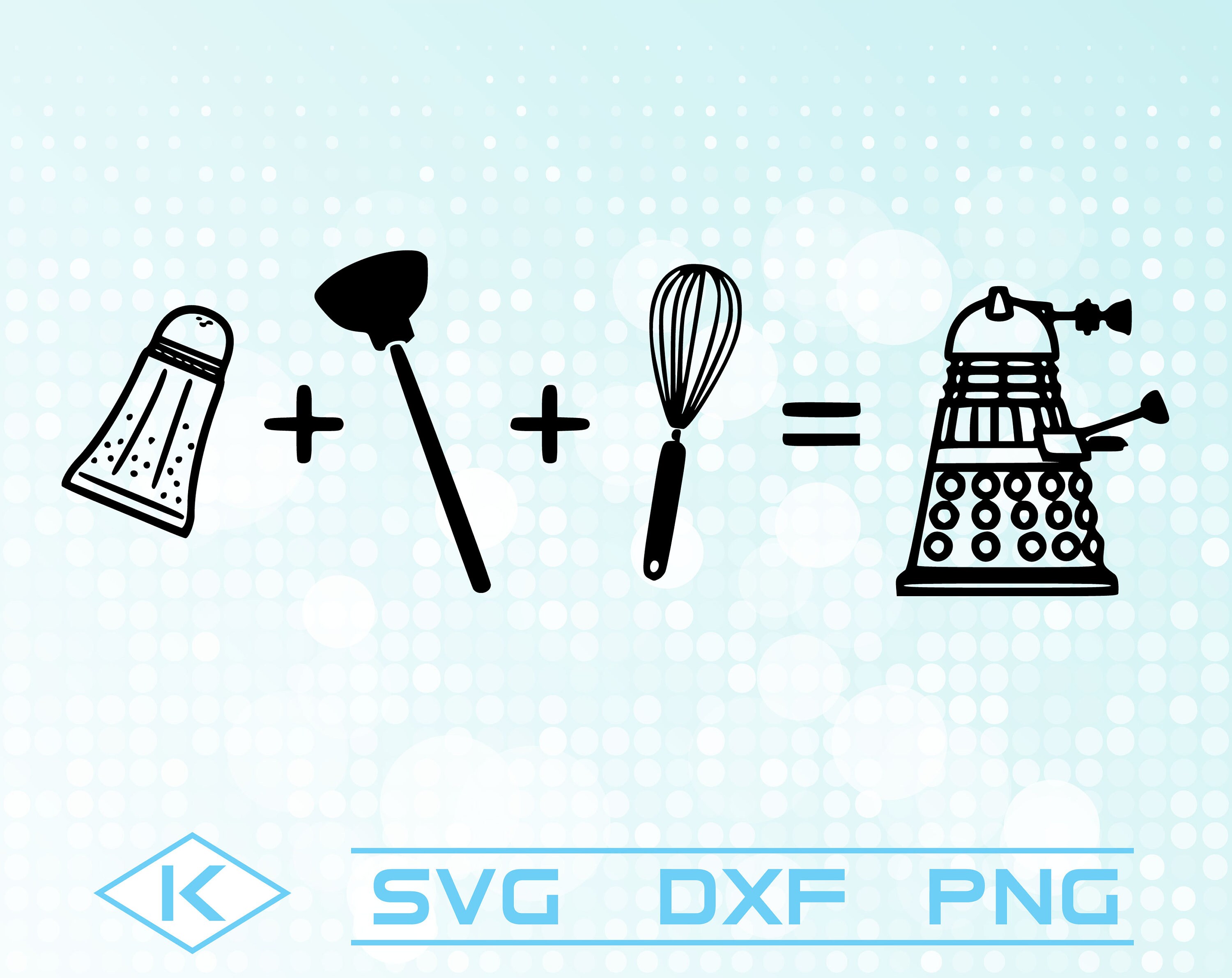 Dalek Make SVG Clipart Silhouette and Cutfiles. | Etsy