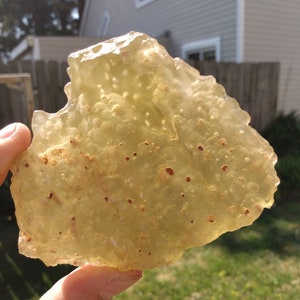 Huge LDG Libyan Desert Glass Tektite 263 grams image 1