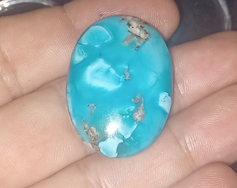 Gorgeous 5.55ct. Sky Blue Persian Turquoise  cabochon