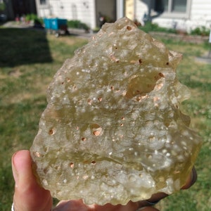 Huge LDG Libyan Desert Glass Tektite 263 grams image 2