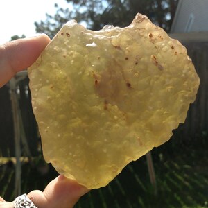 Huge LDG Libyan Desert Glass Tektite 263 grams image 5