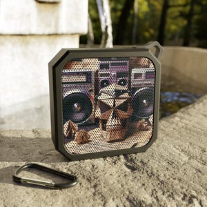 Outdoor Bluetooth Speaker, Skull Design Portable Speaker, Waterproof Speaker, Camping Speaker, Unique Design Gift