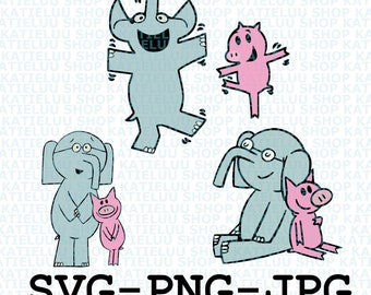 Free Free 78 Elephant And Piggie Svg SVG PNG EPS DXF File