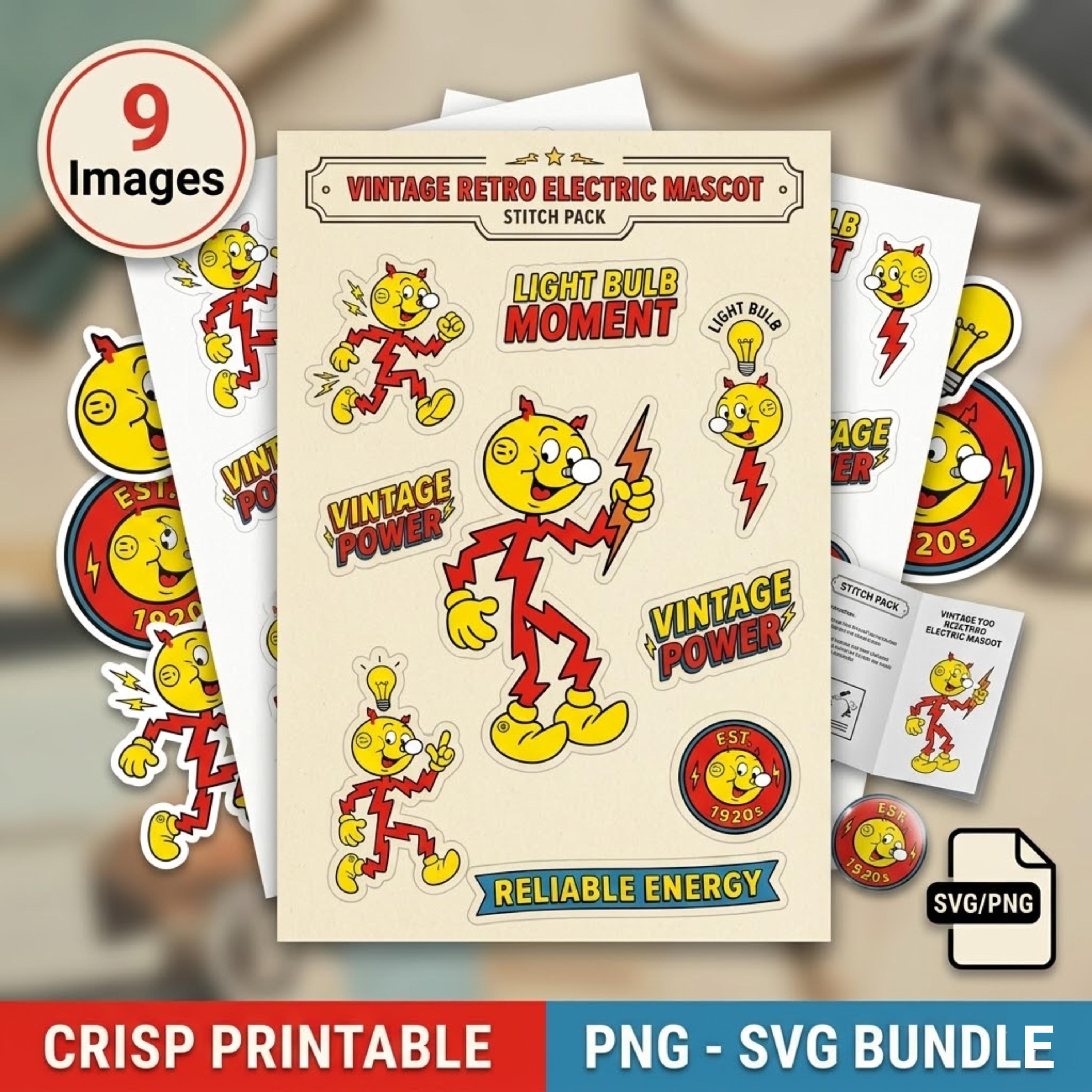 VINTAGE REDDY KILOWATT ノベルティ 3点まとめ売り Reddy Kilowatt Mascot - Etsy