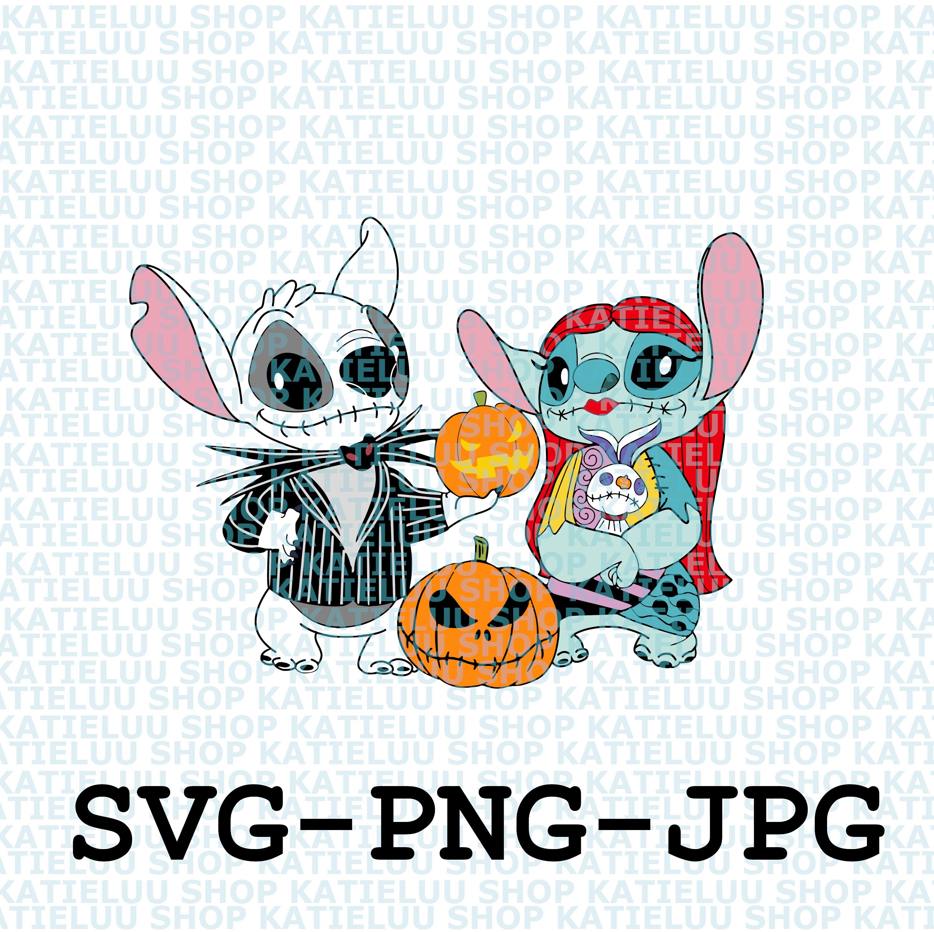Buy Stitch Skellington Png, Stitch Jack Scrump Halloween Svg, Png