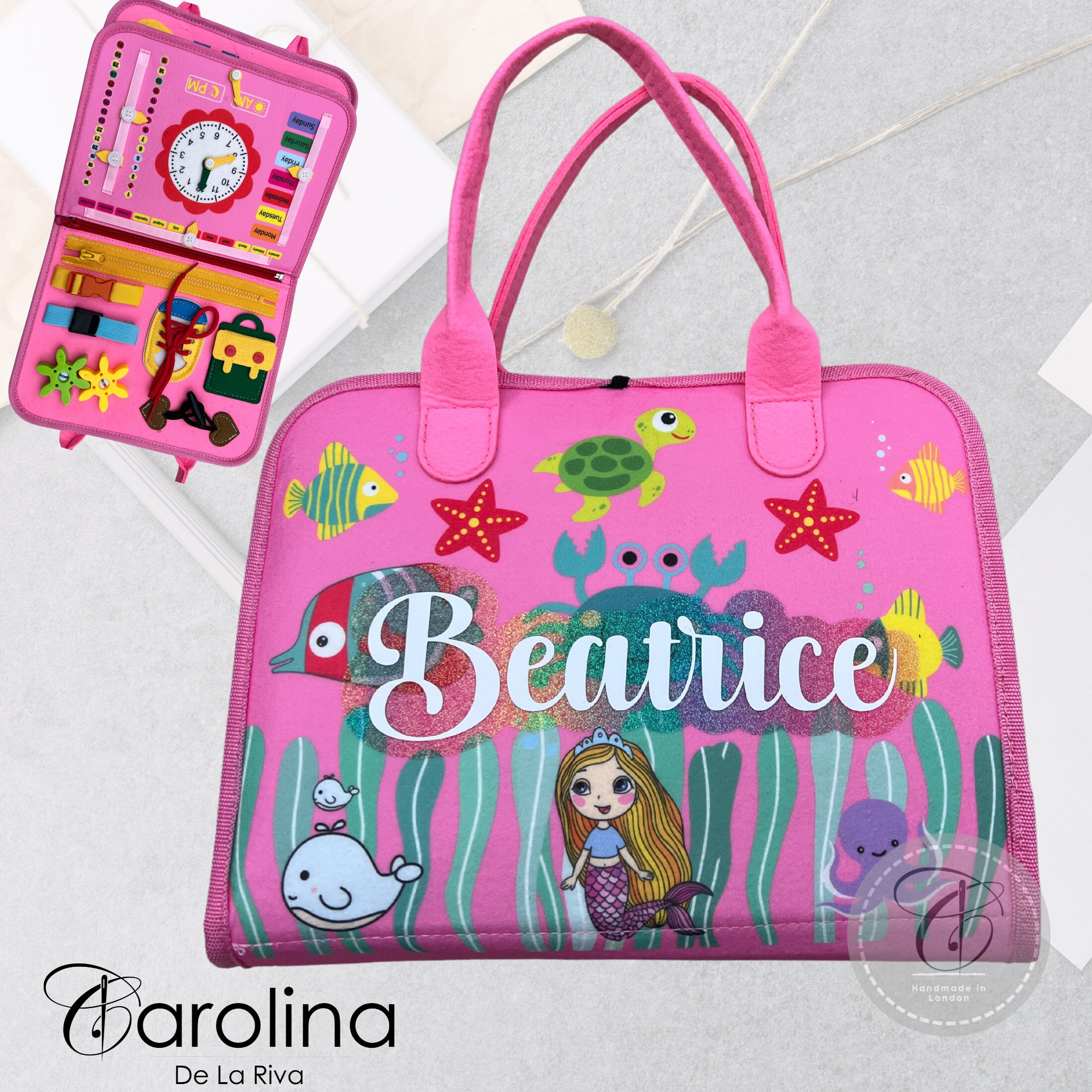 Maletin portatil nina Etsy Espana
