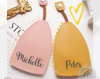 Key Holder Case Personalised, Pull out Key Organiser handmade in faux leather, Personalised gifts for special ocassions.