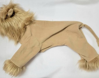 Custom Italian Greyhound Lion Outfit