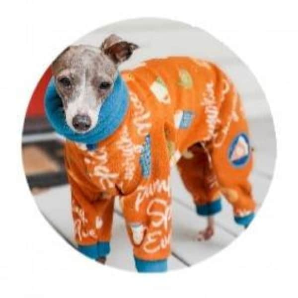 Custom Italian Greyhound Fall Fleece Pjs