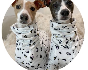 Italian greyhound Rib Knit Pjs