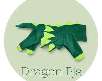 Custom Italian Greyhound Dragon Pjs