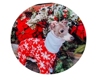 Holiday Italian Greyhound PJS
