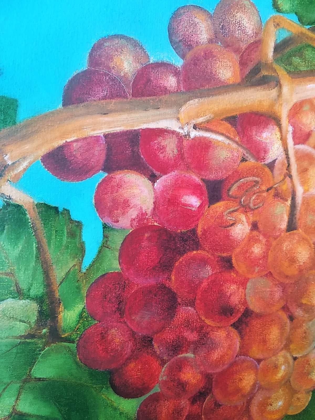 Grapes painting Grapes Art Grapes Artwork Grapes Wall Art Oil Etsy