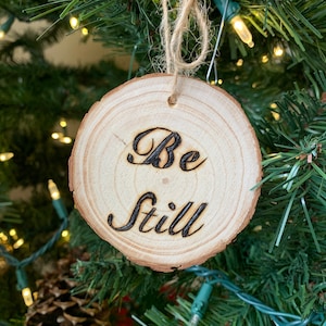 Ornaments Wood Burned Custom
