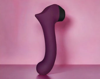 Orlena Heating Warming Clitoral Sucking Vibrator, G Spot Clit Dildo, Rechargeable Clitoris Stimulator with Suction & Vibration