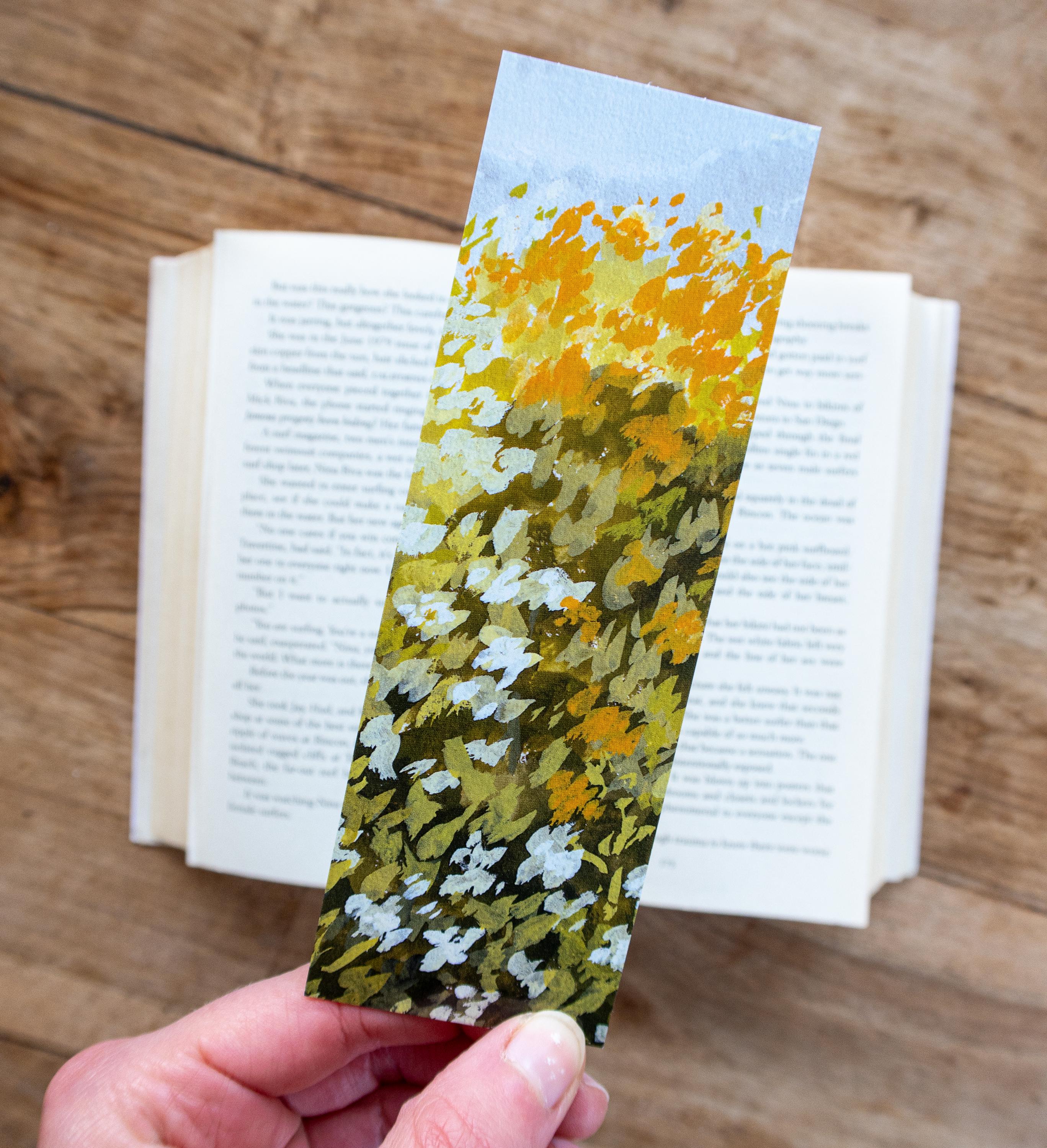 Floral Bookmark – Roses, British Countryside Art, Bookish Gift - Etsy